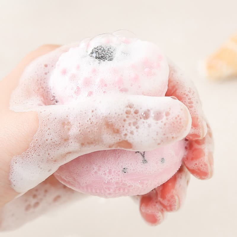 Cute Pink Octopus Facial Cleansing Brush