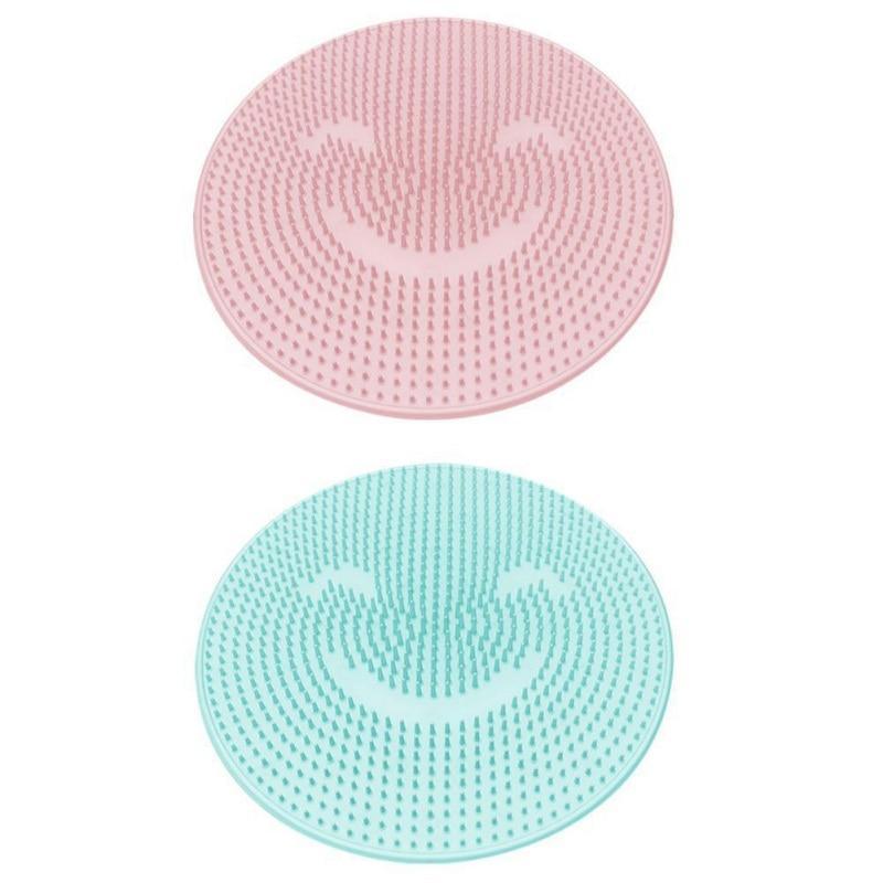 Silicone Bath Back Brush Massager Bath Foot Brush Anti Skid Pad