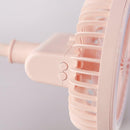 360 ROTATION FLEXIBLE PORTABLE STROLLER CLIP ON DESK FAN WITH LED LIGHT