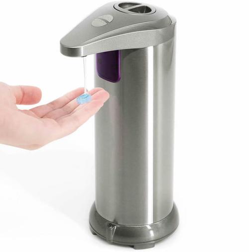 Infrared Motion Sensor Stainless Steel Touchless Automatic Soap Dispenser