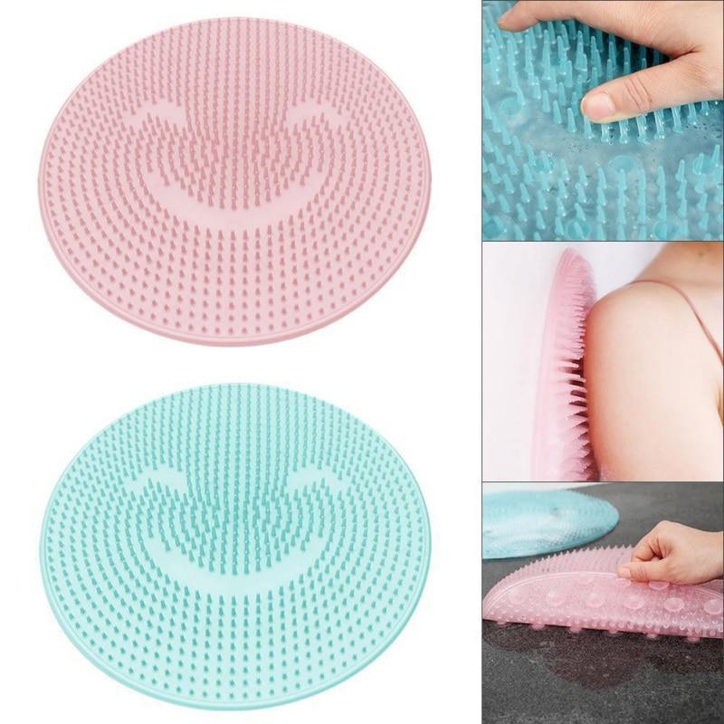 Silicone Bath Back Brush Massager Bath Foot Brush Anti Skid Pad