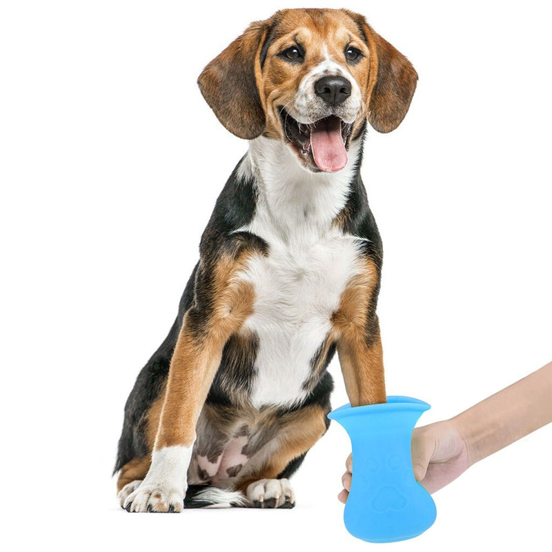 SOFT SILICONE DOG PAW CLEANER CUP