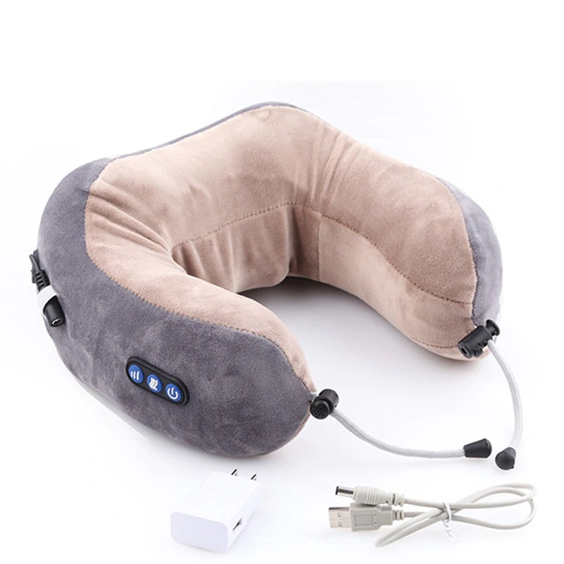 U-Shape Electric Neck Massage Pillow Multi-Function