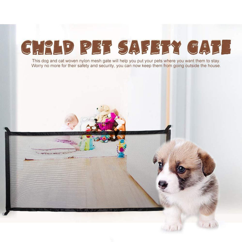 MESH DOG FENCE FOR INDOOR AND OUTDOOR SAFE PET DOG GATE