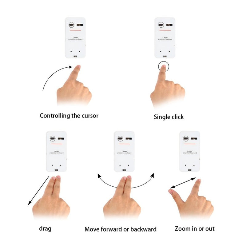 Laser keyboard Bluetooth