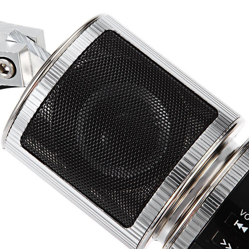 WATER RESISTANT & BLUETOOTH MOTORCYCLE STEREO SPEAKER WITH LED DISPLAY