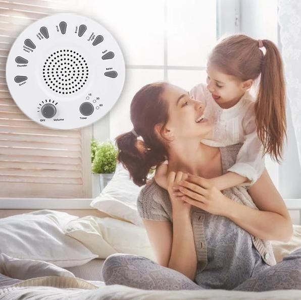 WHITE NOISE SLEEP IMPROVING DEVICE - SOUND THERAPY SLEEPING AID FOR BABY & ADULT